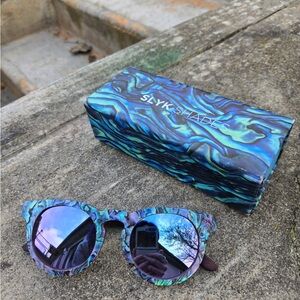 Iridescent Blue and Purple Sunglasses